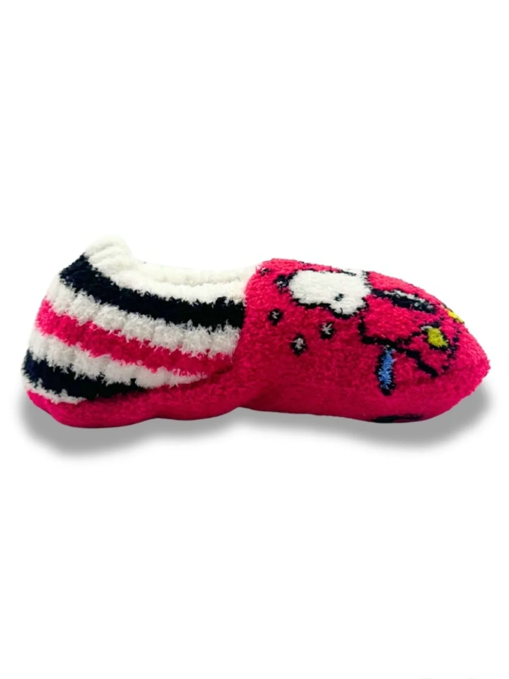 Peanuts Snoopy Girls Justice Pink Slipper Socks 1 PR Size S/M NWT